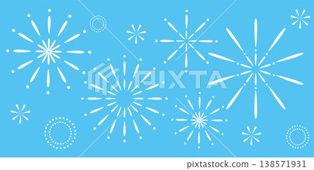 Fireworks background illustration Fireworks background illustration 138571931