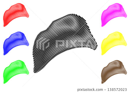 Lamu island (Republic of Kenya, Indian Ocean) map vector illustration, scribble sketch Lamu map Lamu island (Republic of Kenya, Indian Ocean) map vector illustration, scribble sketch Lamu map 138572023