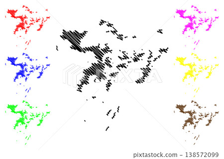 Ssese Islands (Republic of Uganda, Lake Victoria) map vector illustration, scribble sketch Bugala, Bubeke, Bufumira, Bugaba, Bukasa, Lulamba map Ssese Islands (Republic of Uganda, Lake Victoria) map vector illustration, scribble sketch Bugala, Bubeke, Bufumira, Bugaba, Bukasa, Lulamba map 138572099