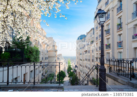 cityscape Mont Matre , Paris, France 138573381