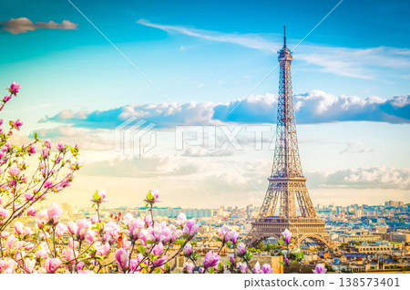eiffel tour and Paris cityscape eiffel tour and Paris cityscape 138573401