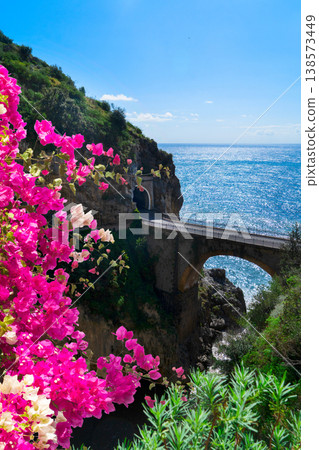 road of Amalfi coast, Italy road of Amalfi coast, Italy 138573449