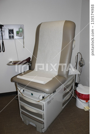 A Doctor Office Chair for Patients to sit in 138574988