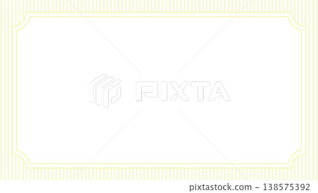 A simple and easy-to-use background with a light yellow stripe pattern and rounded corner frame (landscape orientation, 16:9 aspect ratio). A simple and easy-to-use background with a light yellow stripe pattern and rounded corner frame (landscape orientation, 16:9 aspect ratio). 138575392