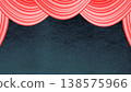 粉色窗簾舞台 138575966