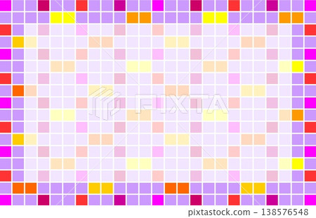 幾何圖案邊框,留白,正方形,紫色,粉紅色,橙色 幾何圖案邊框,留白,正方形,紫色,粉紅色,橙色 138576548