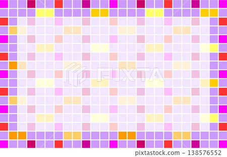 Geometric pattern frame, white space, square, purple, pink, orange Geometric pattern frame, white space, square, purple, pink, orange 138576552
