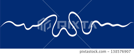 Thin squiggle underline stroke with gentle ups and downs. Minimal continuous line works as highlight for titles, links Thin squiggle underline stroke with gentle ups and downs. Minimal continuous line works as highlight for titles, links 138576907