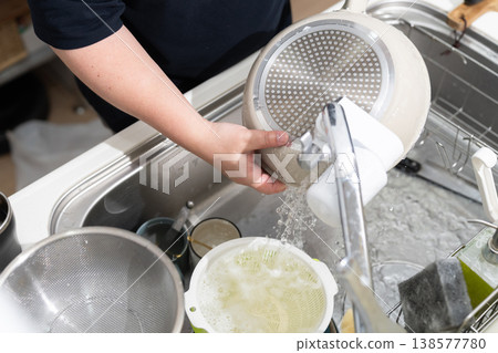 A man to wash dishes A man to wash dishes 138577780