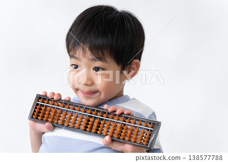 Child with abacus Child with abacus 138577788