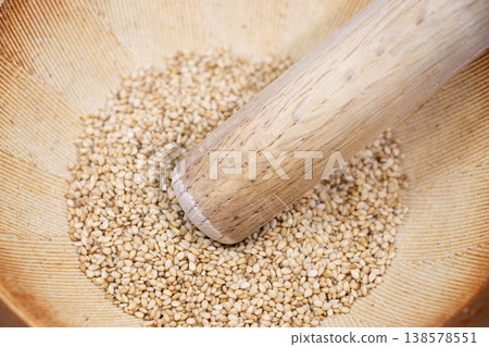 Sesame mortar Sesame mortar 138578551