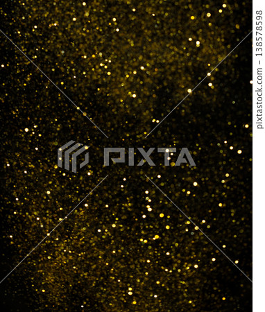 Photo of golden glitter powder sand creating abstract bokeh festive atmosphere. Bokeh of particle element of gold glitter sand light up luxury background, sparkle glow wallpaper Photo of golden glitter powder sand creating abstract bokeh festive atmosphere. Bokeh of particle element of gold glitter sand light up luxury background, sparkle glow wallpaper 138578598