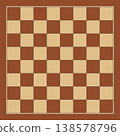 A simple vector illustration of a chessboard for playing chess. 138578796