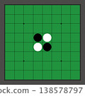 Simple vector illustration of Othello and Reversi viewed from above. 138578797