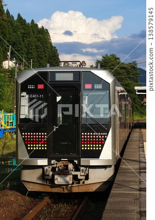 The Ban'etsu West Line (Tsugawa Station) is currently suspended due to delays in oncoming trains caused by torrential downpours. The Ban'etsu West Line (Tsugawa Station) is currently suspended due to delays in oncoming trains caused by torrential downpours. 138579145