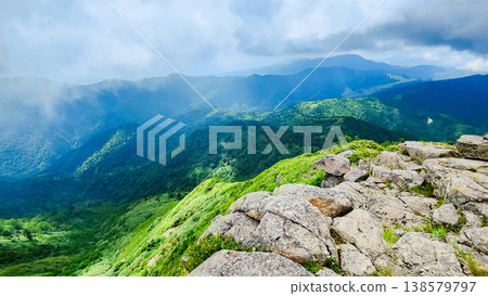 夏季攀登岩菅山（從岩菅山頂峰看到的景色） 138579797