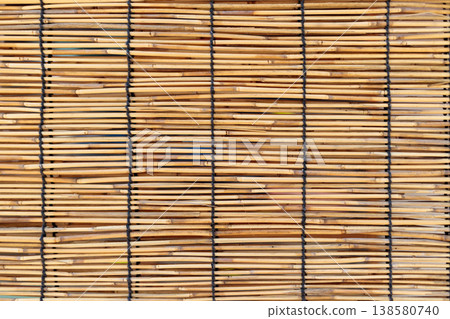 Bamboo blind texture background Bamboo blind texture background 138580740
