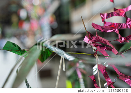 This is a photograph taken at Kitano Tenmangu Shrine in Kamigyo Ward, Kyoto City, during the Tanabata Festival. This is a photograph taken at Kitano Tenmangu Shrine in Kamigyo Ward, Kyoto City, during the Tanabata Festival. 138580838