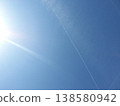 A sky in a blue sky 138580942