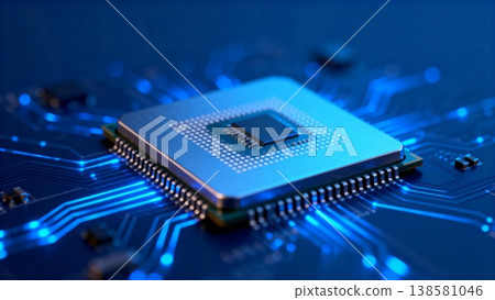 technology technology background in dark technology technology background in dark 138581046
