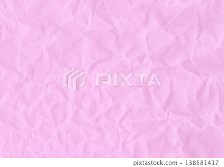 粉紅色牛皮紙的褶皺 138581417