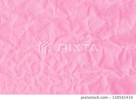 粉紅色牛皮紙的褶皺 138581419