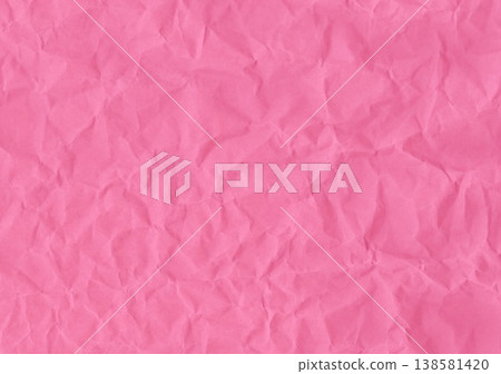 粉紅色牛皮紙的褶皺 138581420