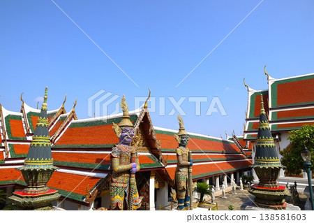 泰國曼谷玉佛寺(Wat Phra Kaew)外觀(9) 泰國曼谷玉佛寺(Wat Phra Kaew)外觀(9) 138581603