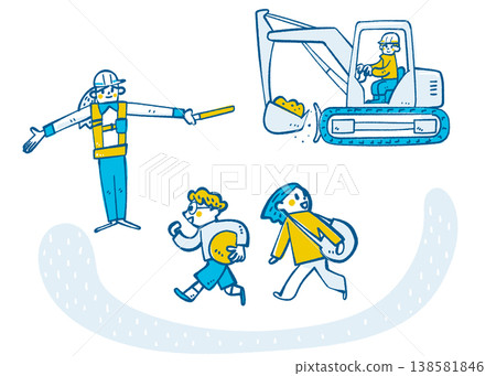 Providing security for heavy machinery and construction sites, ensuring safety for the town and children. 138581846