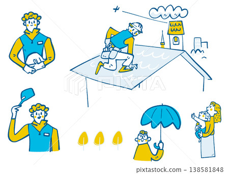 木匠：建築業透過他們的技能保障了房屋的安全和日常生活的安心。 138581848