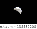 月偏食：殘月，夜空中的壯觀天象。 138582208