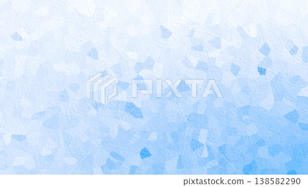 美麗的淺藍色背景紋理，帶有日式紙張圖案和漸變效果。 138582290
