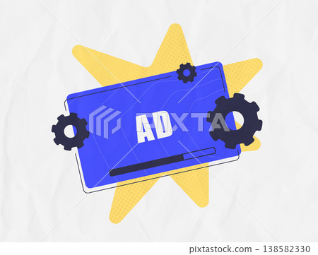 Programmatic video ad optimization improves campaign performance, creative ads testing with audience targeting, budget efficiency, AI 2026 trends, digital video advertising strategy illustration 138582330