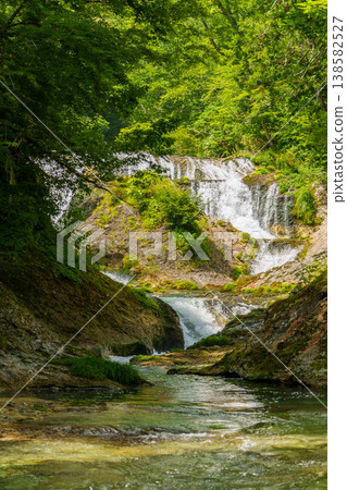 250817 Nagano Prefecture, Okushiga Valley, Zakogawa, Sandan Falls 250817 Nagano Prefecture, Okushiga Valley, Zakogawa, Sandan Falls 138582527