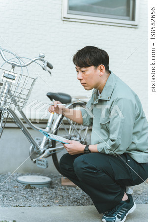 On-site bicycle purchase service 138582656