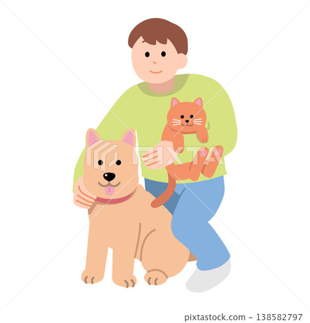 狗、貓和男人 138582797
