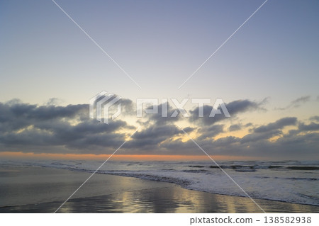 beautiful beach sunrise beautiful beach sunrise 138582938
