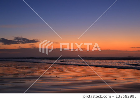 beautiful beach sunrise beautiful beach sunrise 138582993