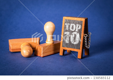 TOP 10 Performance Ranking Displayed With Wooden Office Tools TOP 10 Performance Ranking Displayed With Wooden Office Tools 138583112