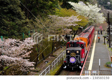 嵯峨野觀光鐵道 嵯峨野號列車 8 號 嵯峨野觀光鐵道 嵯峨野號列車 8 號 138583150