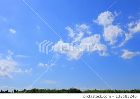 Blue sky and white clouds Blue sky and white clouds 138583246