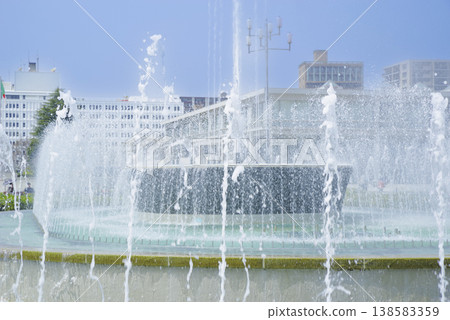 Fountain at Hiroshima Peace Memorial Museum 138583359