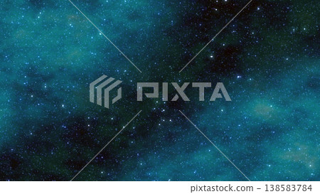 Background material inspired by a starry night sky and thin clouds. 138583784