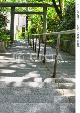 Stairs of Shirane Shrine in Kusatsu Onsen (Kusatsu Town, Agatsuma District, Gunma Prefecture) Stairs of Shirane Shrine in Kusatsu Onsen (Kusatsu Town, Agatsuma District, Gunma Prefecture) 138584927