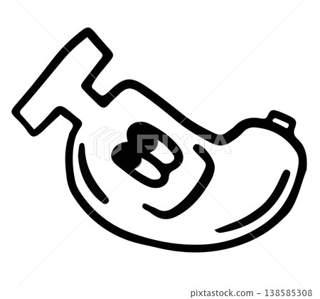 Hand drawn smiling banana outline for kid colouring book, fruit, breakfast, lunch, cafe, restaurant, menu, recipe, smoothie, juice drink, vegan, grocery shopping, supermarket, ingredient, energy, cook Hand drawn smiling banana outline for kid colouring book, fruit, breakfast, lunch, cafe, restaurant, menu, recipe, smoothie, juice drink, vegan, grocery shopping, supermarket, ingredient, energy, cook 138585308