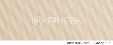 Beige diagonal fabric abstract background, warm soft tones and gentle shadows suggest natural linen surface, creating cozy organic atmosphere for interior mockups, textile advertising, and sustainable Beige diagonal fabric abstract background, warm soft tones and gentle shadows suggest natural linen surface, creating cozy organic atmosphere for interior mockups, textile advertising, and sustainable 138585595