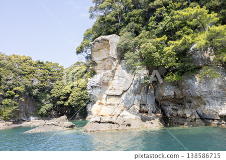The beautiful ria coastline and intricate bays of Kujukushima 138586715