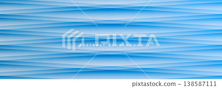 Blue rippled stripe abstract background, soft light highlights horizontal ridges, creating calm minimal texture ideal for website header and branding use. Subtle gradient evokes coastal horizon Blue rippled stripe abstract background, soft light highlights horizontal ridges, creating calm minimal texture ideal for website header and branding use. Subtle gradient evokes coastal horizon 138587111