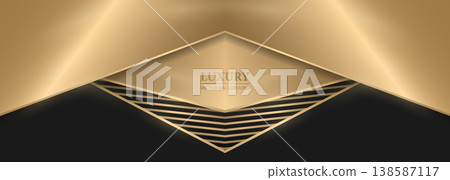 Glossy gold chevron design for display. Sophisticated gold chevrons forming modern background scene. Luxurious metallic gold chevron pattern suitable for websites and product presentations Glossy gold chevron design for display. Sophisticated gold chevrons forming modern background scene. Luxurious metallic gold chevron pattern suitable for websites and product presentations 138587117