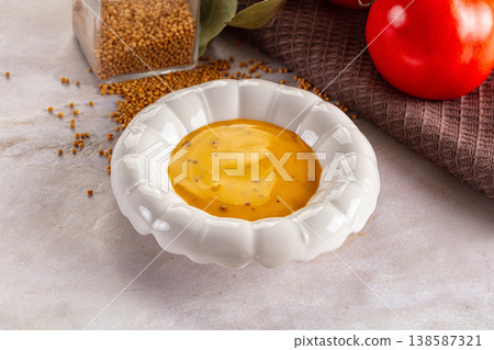 Honey and mustard sauce flavor seasoning dip Honey and mustard sauce flavor seasoning dip 138587321